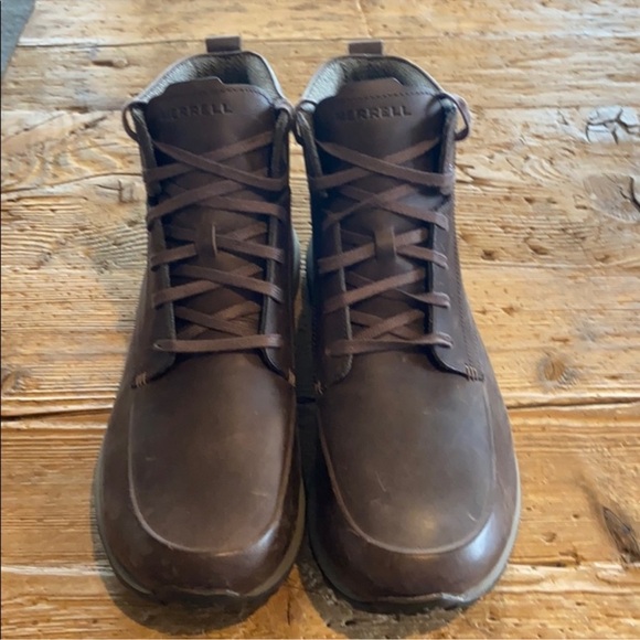 MERRELL MENS ASHFORD CHUKKA
LACE UP HIKING BOOT BROWN
ESPRESSO SZ 13 - Picture 2 of 7